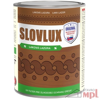 Laková lazúra Slovlux 2,5 l (Balenie 2,5 l, Farba orech)