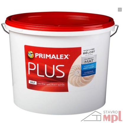 Primalex Plus biela farba (Balenie 40 kg, Farba Biela)