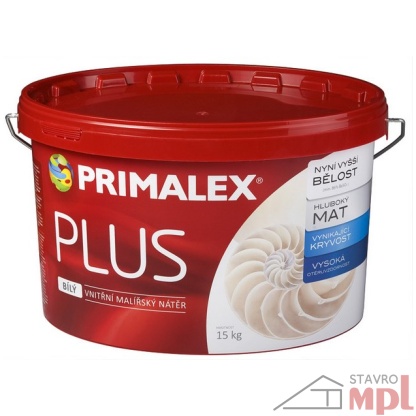 Primalex Plus biela farba (Balenie 40 kg, Farba Biela)