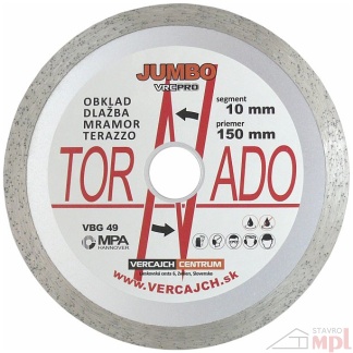 VRC Pro Tornado diamantový kotúč Jumbo 5511150, 150mm, upínanie 22.2mm