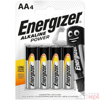 Alkalická batéria ENERGIZER set 4 ks POWER AA/LR6