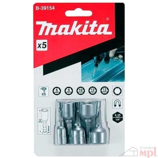 Sada nástrčných kľúčov 1/4" 5ks Makita B-39154