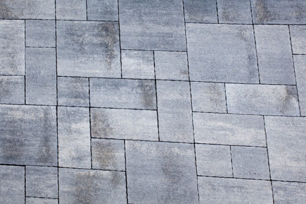 Dlažba Plaza multiformát ABW 7cm strieborno-antracitová