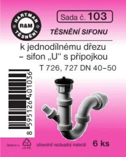 Sada tesnení inštalatérskych Hartman